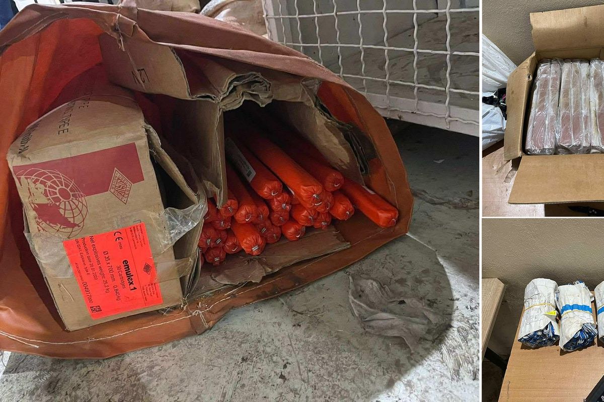 Rreth 300 kg mallra të padeklaruara me material eksploziv kapen në Pikëkalimin Kufitar Vermicë