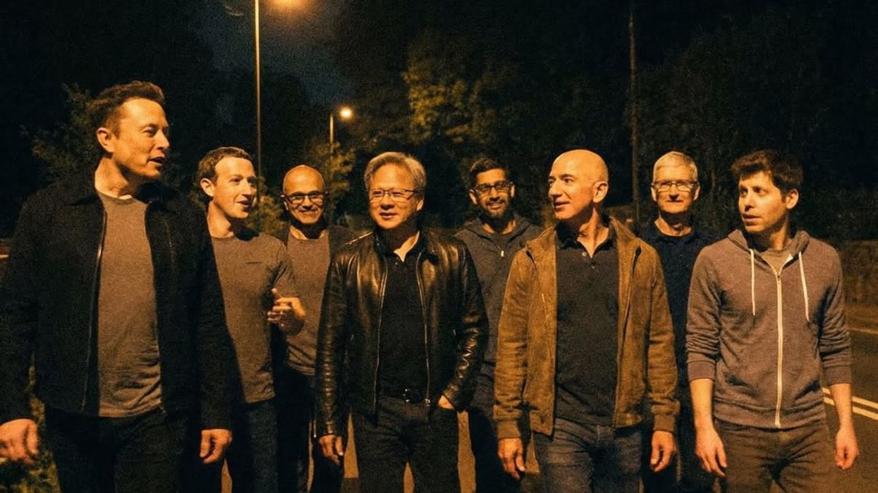 Imazhe të gjeneruara me AI tregojnë liderët e teknologjisë së bashku dhe bëhen virale