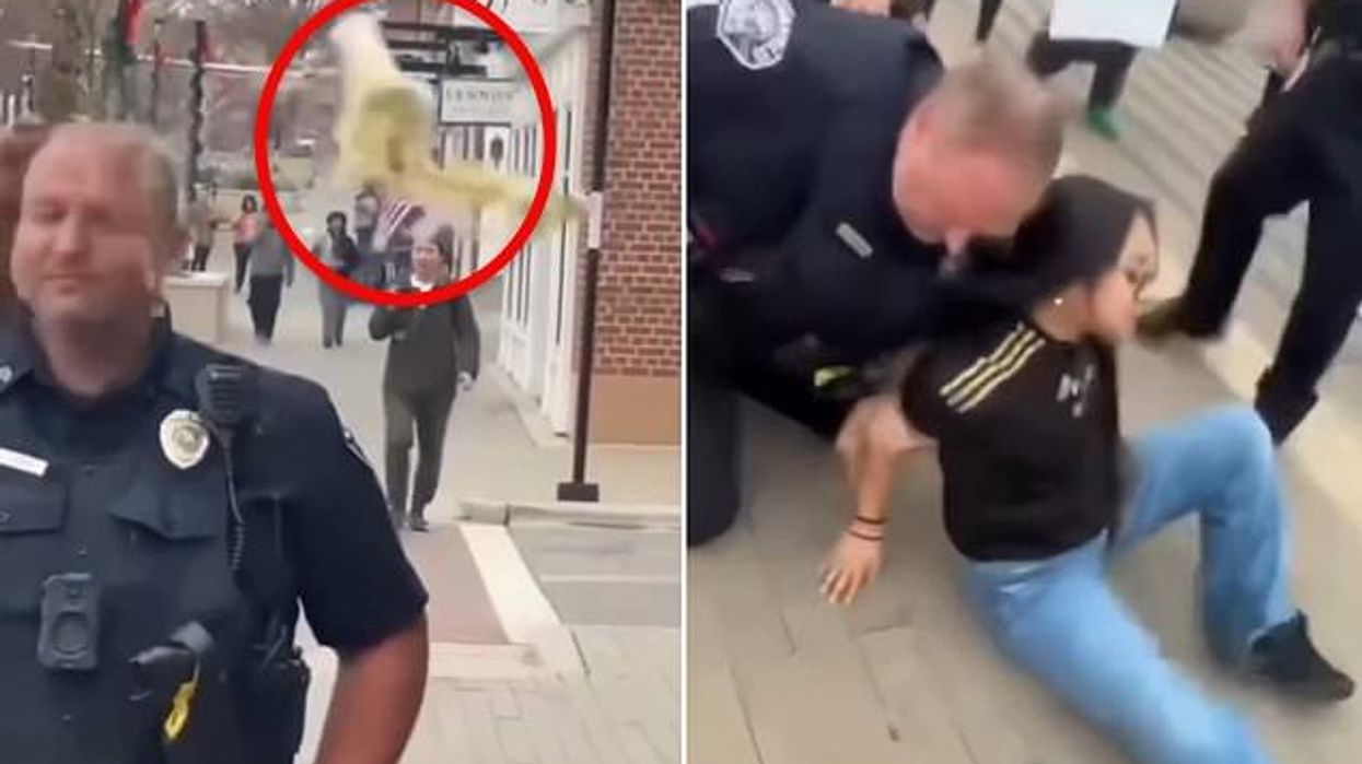 18-vjeçarja arrestohet pasi dyshohet të ketë hedhur pije mbi një oficer gjatë protestës kundër ICE