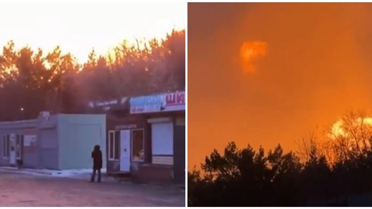 Shpërthim i madh në një tubacion gazi në Omsk, Rusi