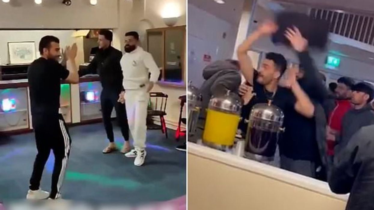 Pamje nga qendra më e madhe e azilkërkuesve në Britani: Festa dhe përleshje mes migrantëve