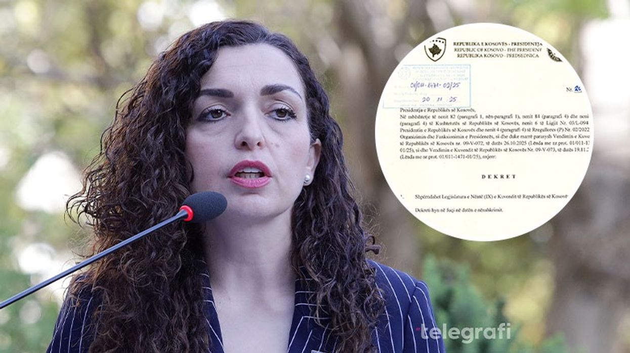 Osmani shpërndan Kuvendin e Kosovës pas dështimit të formimit të Qeverisë