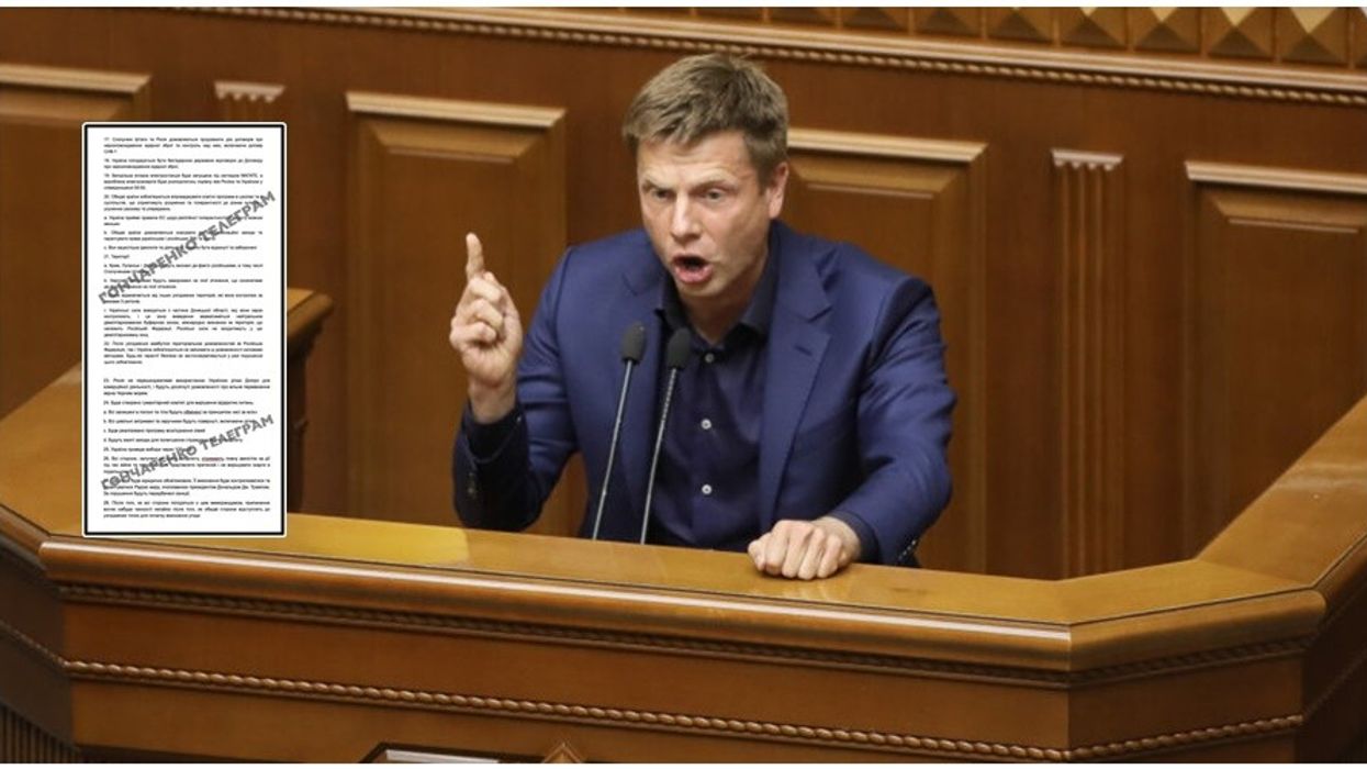 Plani i paqes që qarkullon në media, sipas deputetit ukrainas Oleksiy Goncharenko