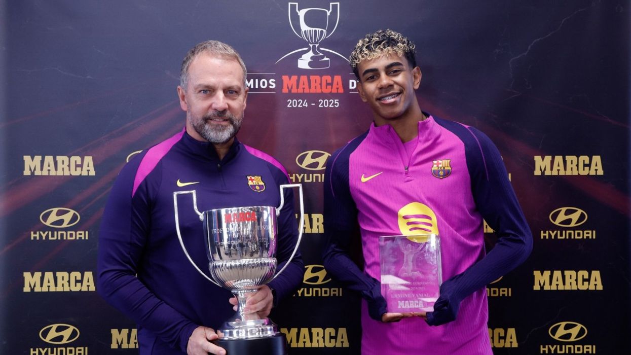 Flick dhe Lamine Yamal, të vlerësuar nga Marca pas sezonit sensacional të Barcelonës