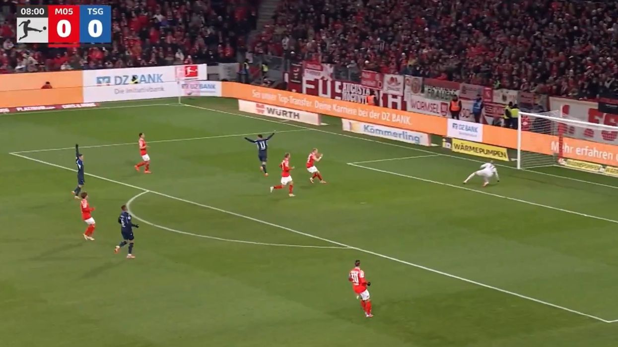 Hoffenheim në epërsi ndaj Mainz, autogol i Hanche-Olsen pas devijimit të goditjes së Asllanit