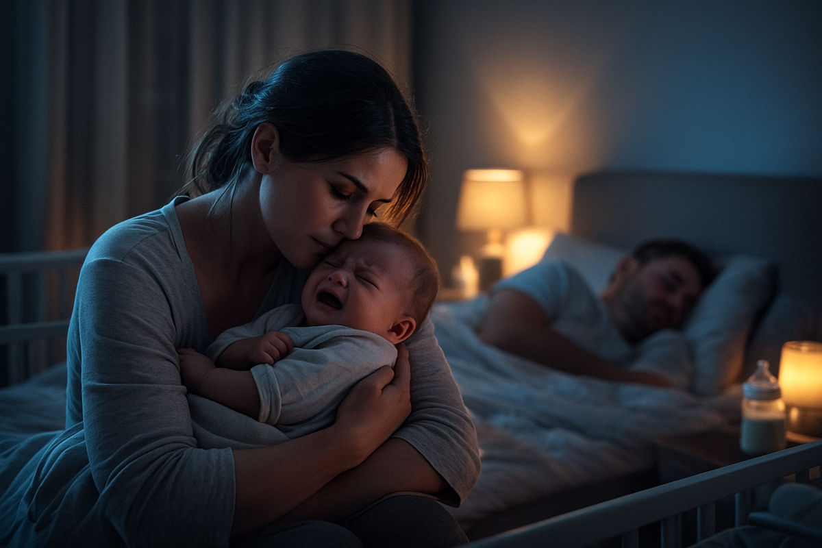 Studimi: pse nënat zgjohen më shpesh gjatë natës nga të qarët e bebeve
